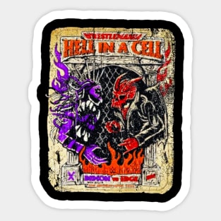 Finn Balor hell in a cell demon and edge Sticker